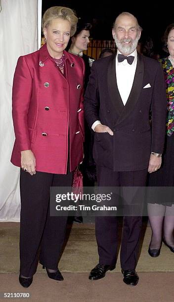 Prince And Princess Michael Of Kent During A Visit To An Antiques Fair In London In Aid Of The Children's Charity ' Kids '