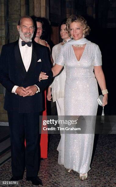 Prince And Princess Michael Of Kent At The Natural History Museum For A Dinner And Fashion Show In Aid Of The Royal Marsden Cancer Charity.