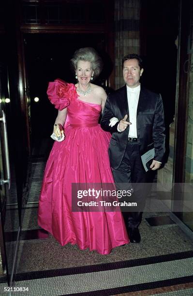 Countess Raine Spencer, Stepmother Of The Princess Of Wales At The Natural History Museum For A Dinner And Fashion Show In Aid Of The Royal Marsden...