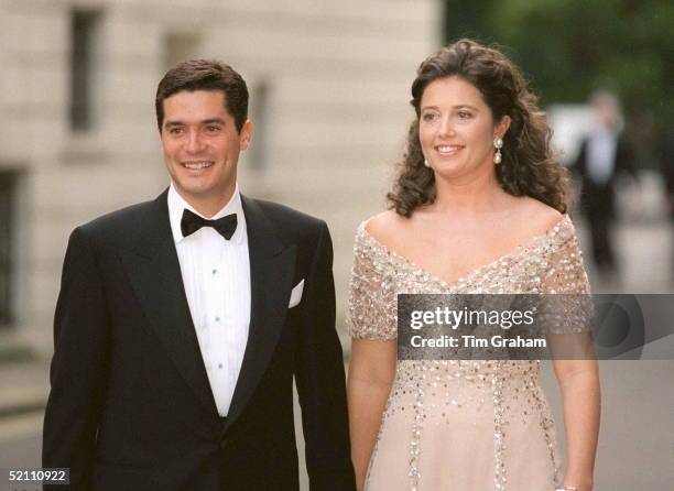 Princess Alexia Of Greece And Her Fiance Carlos Morales Quintana At Bridgewater House For A Pre-wedding Party.