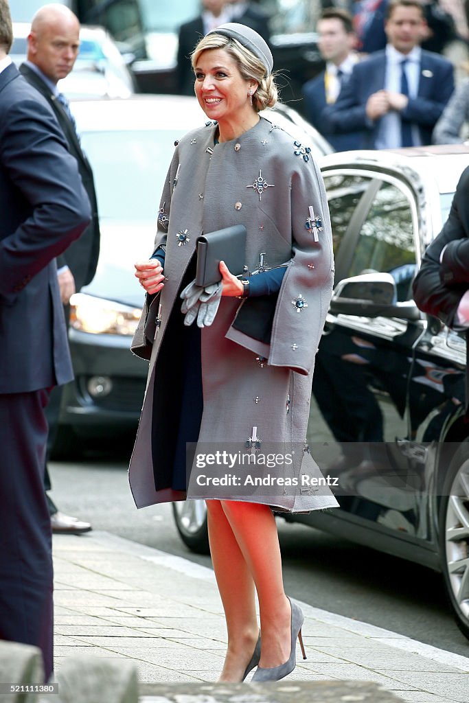 King Willem-Alexander And Queen Maxima Of The Netherlands Visit Bavaria - Day 2