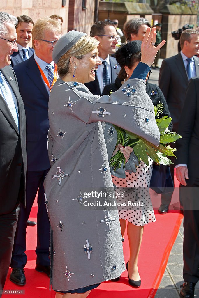 King Willem-Alexander And Queen Maxima Of The Netherlands Visit Bavaria - Day 2