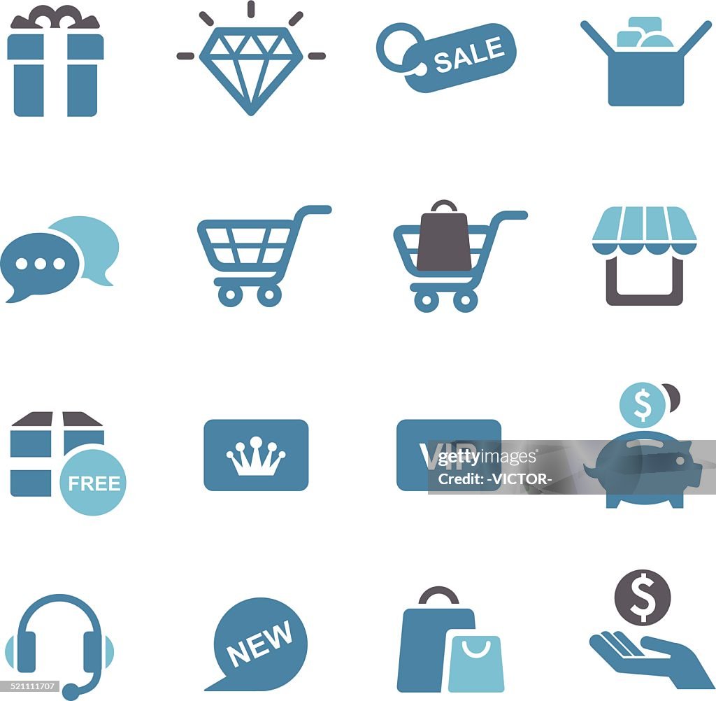 Shopping Icons - Conc Series