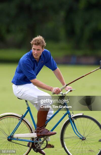 Prince William During A Sports Funday At Tidworth Polo Club Today Raising Money For Inspire - A Charity For Those With Spinal Cord Injuries - Taking...