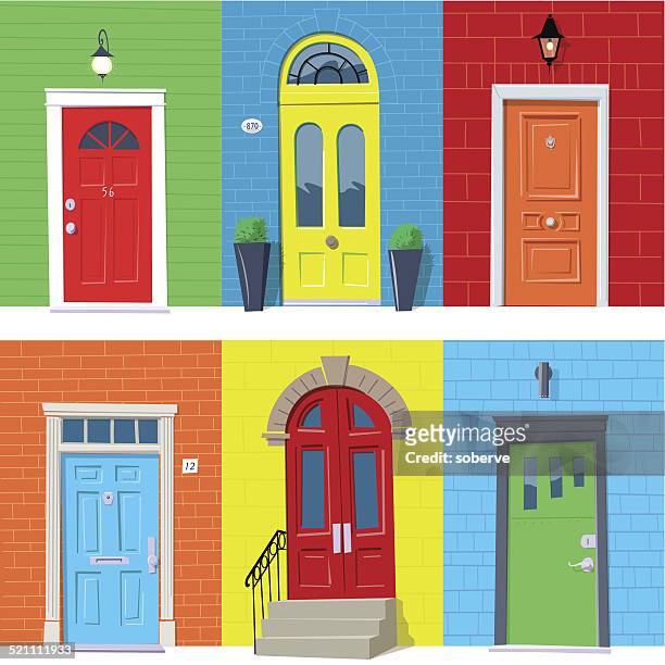 front doors - door 幅插畫檔、美工圖案、卡通及圖標
