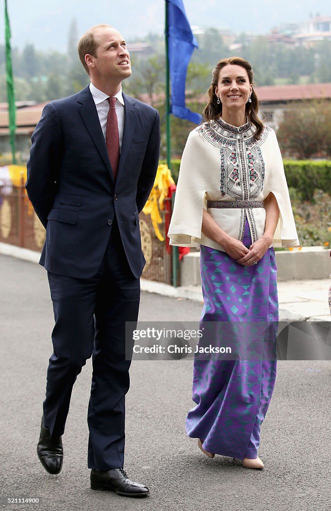 The Duke and Duchess Of Cambridge Visit India and Bhutan - Day 5