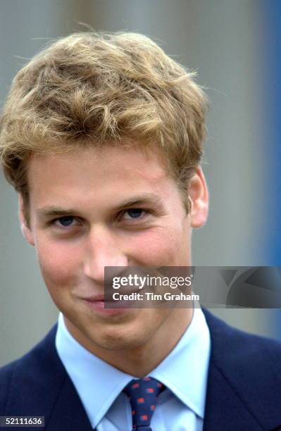 Prince William Smiling During His Visit To Scotland Before Starting University.
