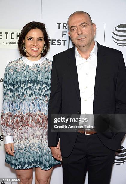 Hany Abu-Assad attends "The First Monday In May" world premiere during the 2016 Tribeca Film Festival at John Zuccotti Theater at BMCC Tribeca...