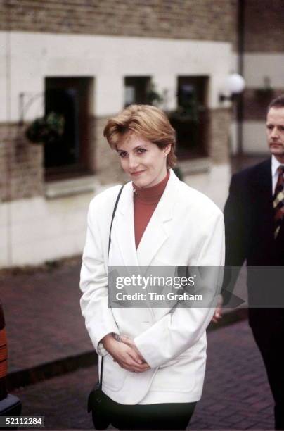 Sophie Rhys-jones At Her Office In Mayfair In London