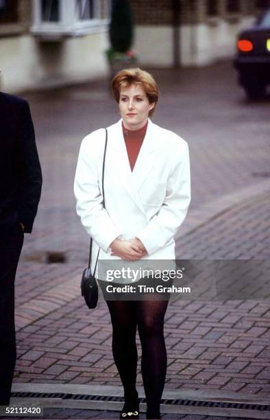 Sophie Rhys-jones On Her Way To Work At Her Office In Mayfair