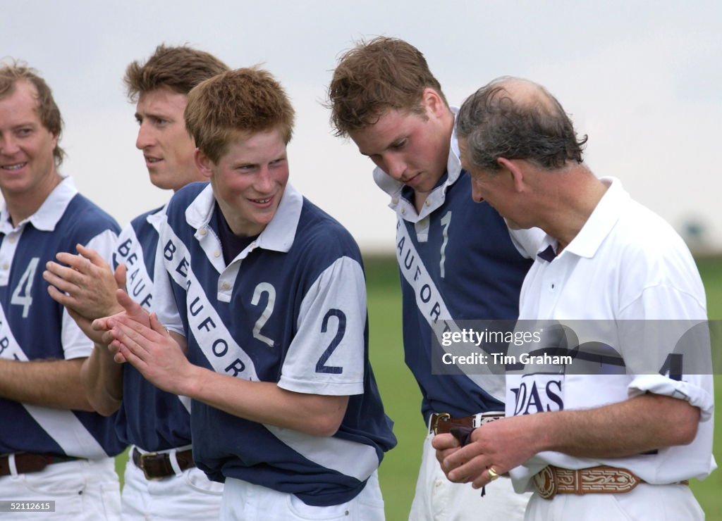 Charles And William And Harry Talking