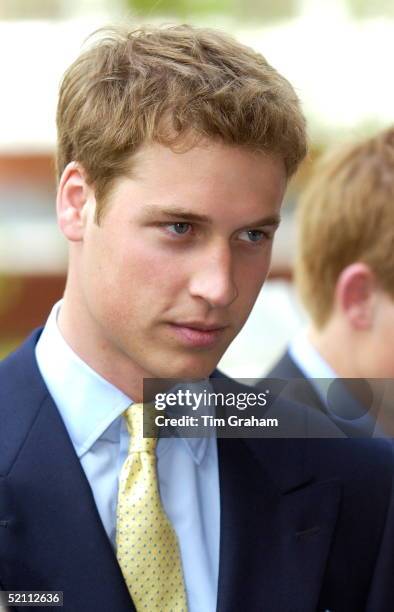 Prince William Arriving At St Mary's Church To Attend A Special Service To Commemorate The Golden Jubilee.