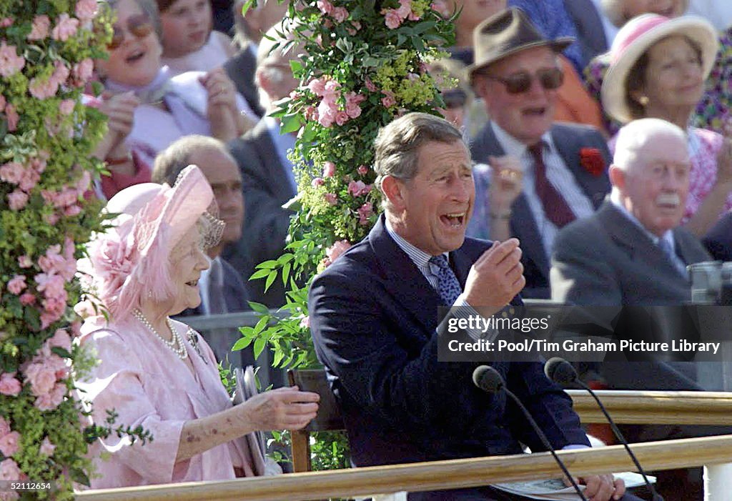 Prince Charles And Queen Mother