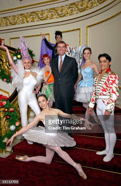 Dancers From The English National Ballet, Including The Sugar Plum Fairy And Drosselmeyer, The Magician, Attend A Christmas Tea At Buckingham Palace...