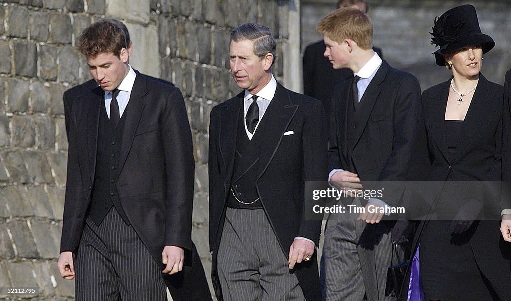 Charles, William, Harry And Sophie