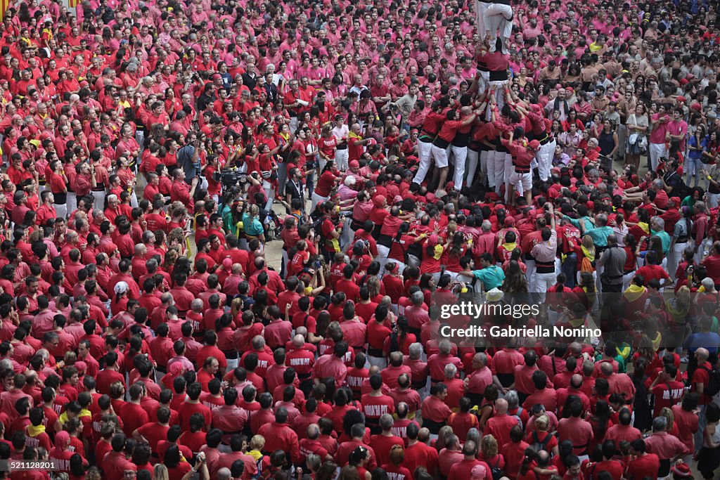 Human Towers competition in Tarragona
