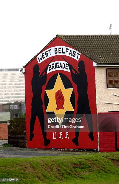 Making An Unannounced Trip To The Province Charles Was Not Led Past This Dramatic Loyalist Mural Situated On The Lower Shankhill Estate, The Scene Of...