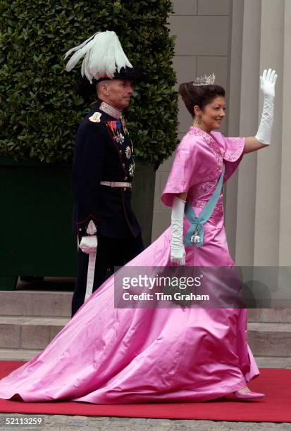 Princess Alexandra Of Denmark At The Royal Wedding In Copenhagen Cathedral