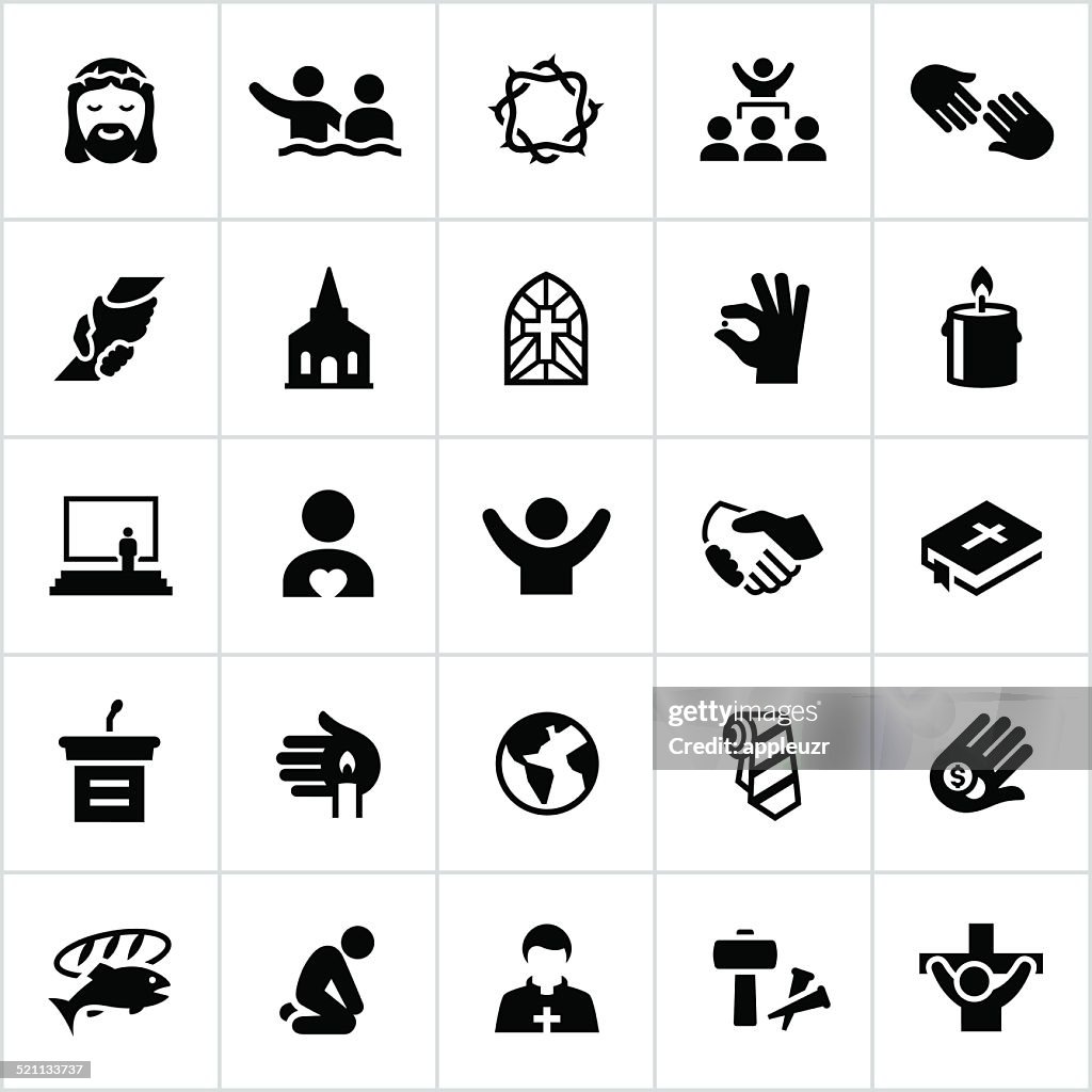 Schwarz Religion Icons