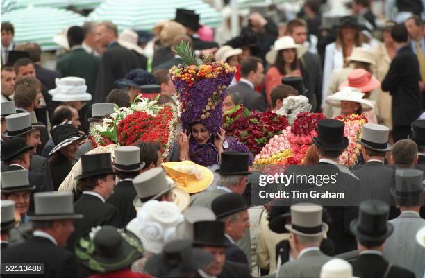 Crowds Attending Ladies Day At Royal Ascot.