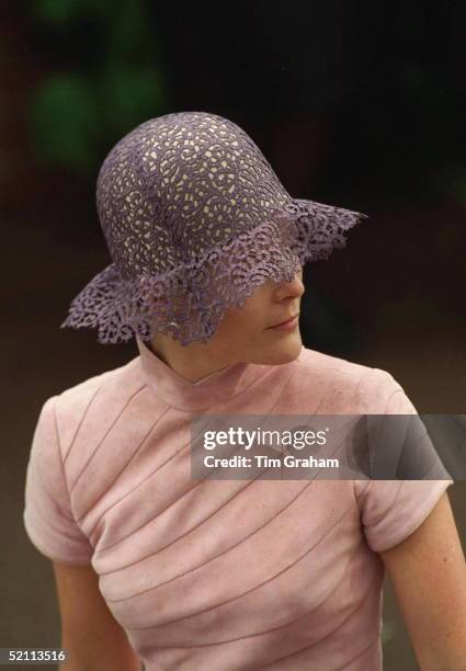 Viscountess Serena Linley At Ascot For Ladies Day.