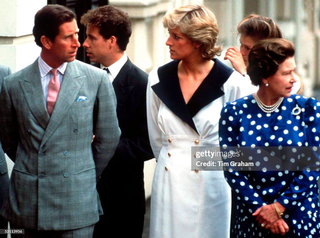 Charles Diana And Queen