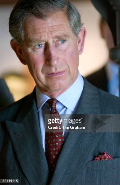 Prince Charles Who Has A Keen Interest In Architecture As President Of The Prince's Foundation For The Built Environment Visits A Regeneration...
