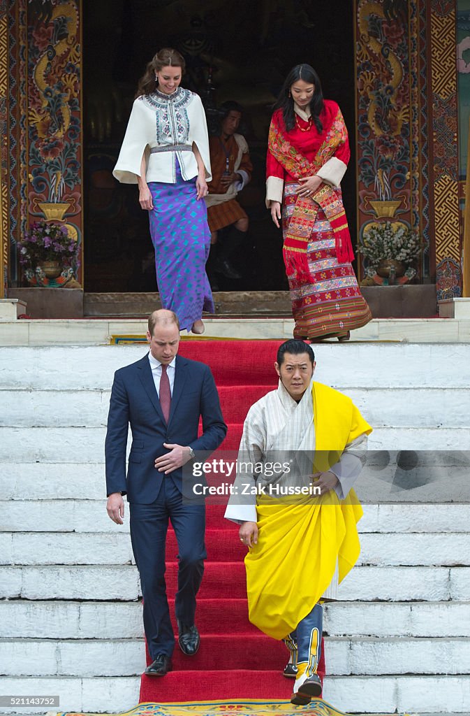 The Duke and Duchess Of Cambridge Visit India and Bhutan - Day 5