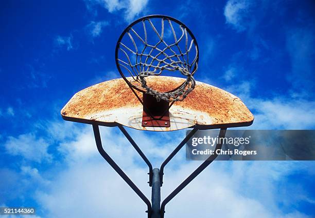 Basketball Field Rundown 44 Run Down And Tattered Basketball Net Stock Photos, High-Res Pictures ...