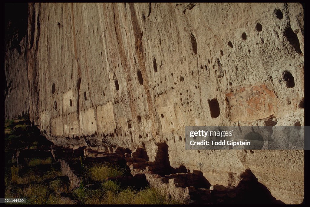 Caves at the Puye Cliff Dwelling Ruins