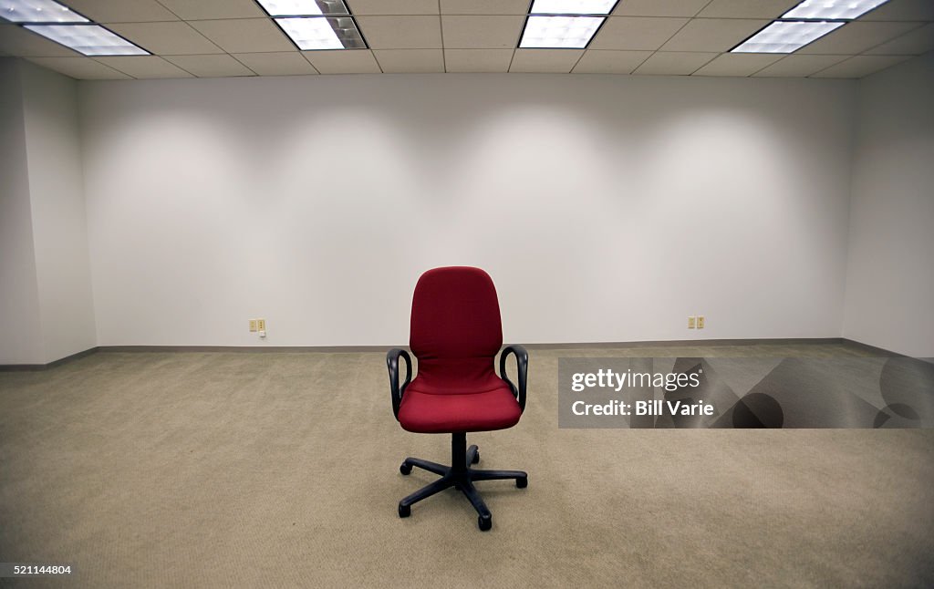 Office Chair in Empty Room