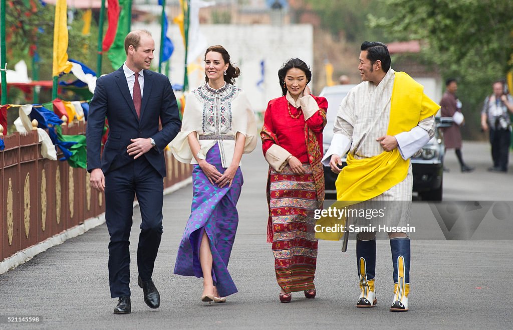 The Duke & Duchess Of Cambridge Visit India & Bhutan - Day 5