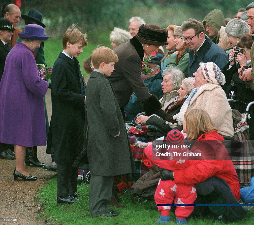 Diana William Harry At Christmas