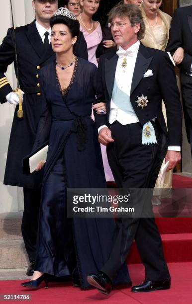Prince Ernst Of Hanover And Princess Ernst At The Royal Wedding In Copenhagen Cathedral