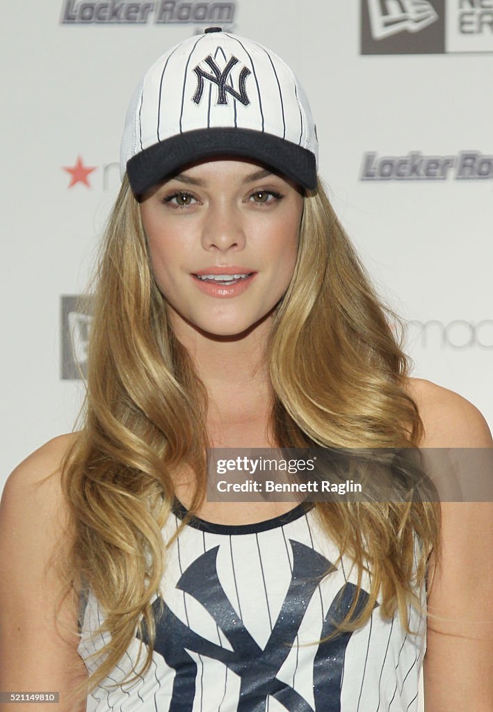 Nina Agdal Visits Macy's