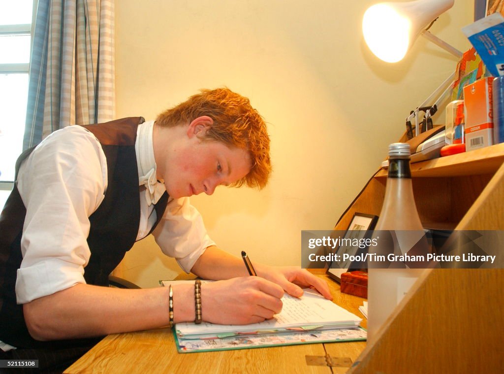 Prince Harry At His Desk