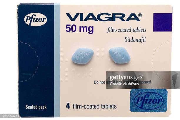 viagra tablets and box - anti impotence tablet stock pictures, royalty-free photos & images