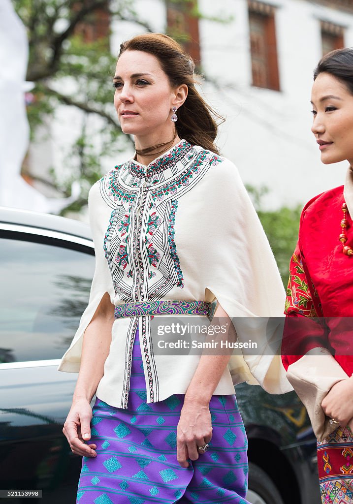 The Duke & Duchess Of Cambridge Visit India & Bhutan - Day 5