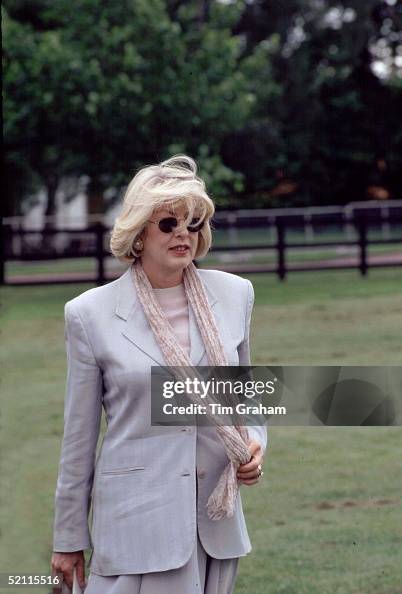 Lady Dale Tryon At A Polo Match At Smiths Lawn,windsor News Photo ...