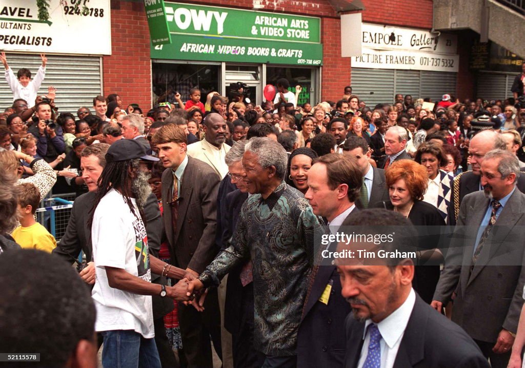 President Mandela In Brixton