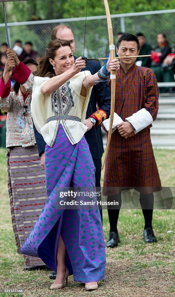 The Duke & Duchess Of Cambridge Visit India & Bhutan - Day 5