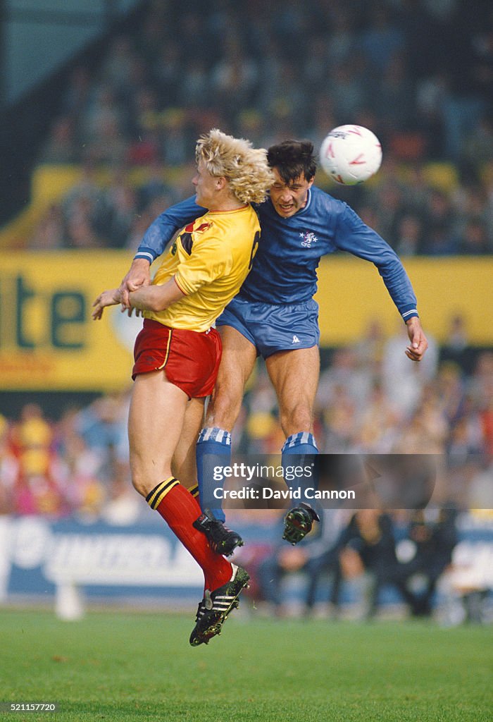 Watford v Chelsea Canon League Division One 1985
