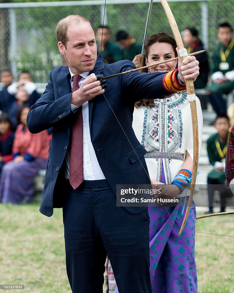 The Duke & Duchess Of Cambridge Visit India & Bhutan - Day 5