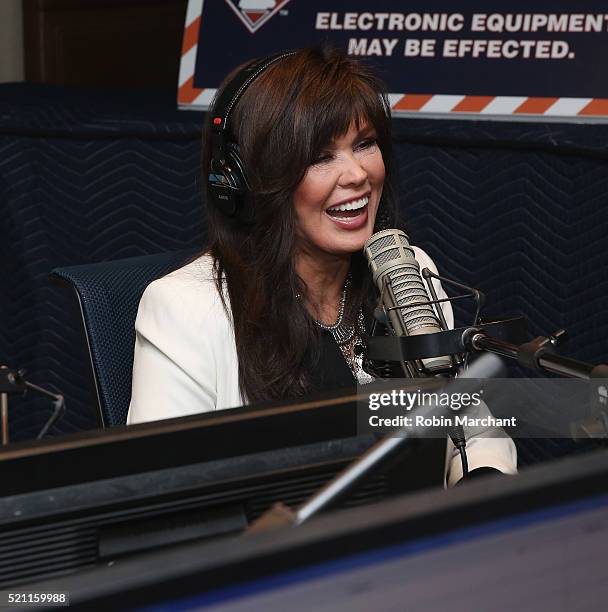 Marie Osmond visits '1 on 1 with Larry Flick' on Entertainment Weekly Radio at SiriusXM Studio on April 14, 2016 in New York City.