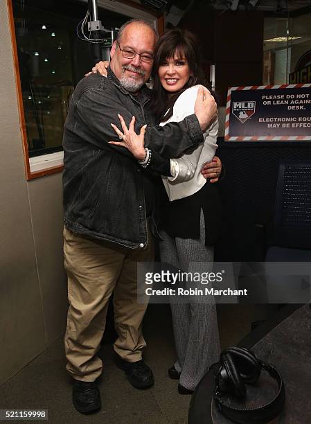 Marie Osmond visits '1 on 1 with Larry Flick' on Entertainment Weekly Radio at SiriusXM Studio on April 14, 2016 in New York City.