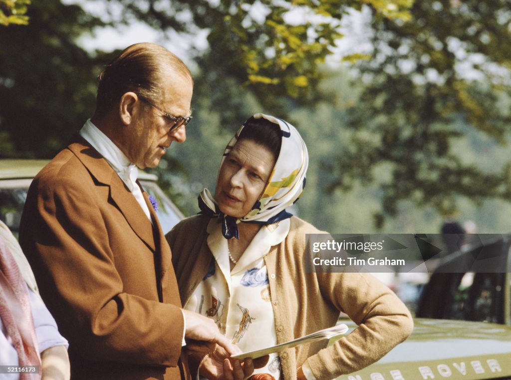 Queen And Prince Philip At Windsor