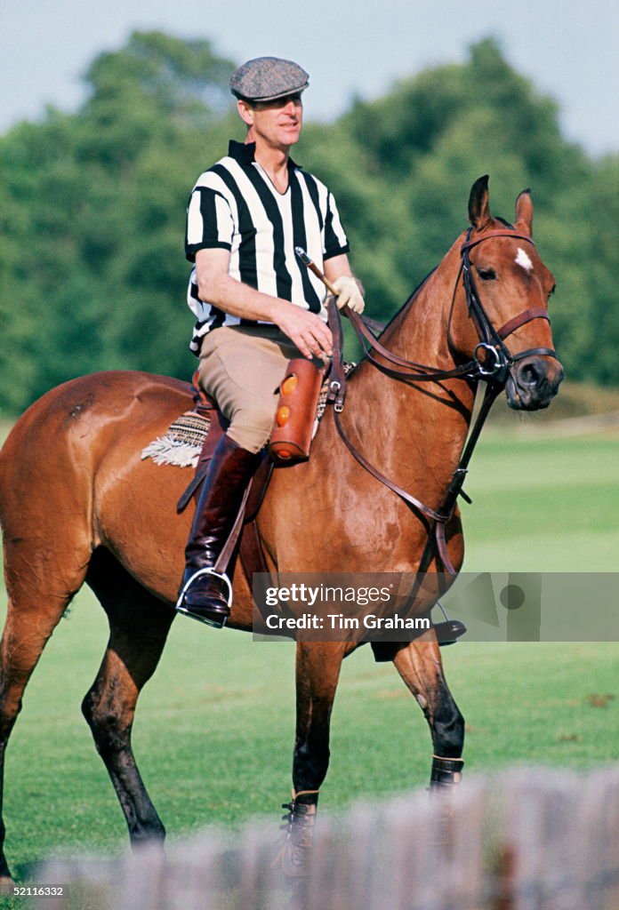 Prince Philip As Polo Referee