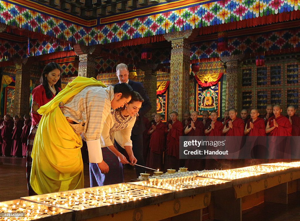 The Duke and Duchess Of Cambridge Visit India and Bhutan - Day 5