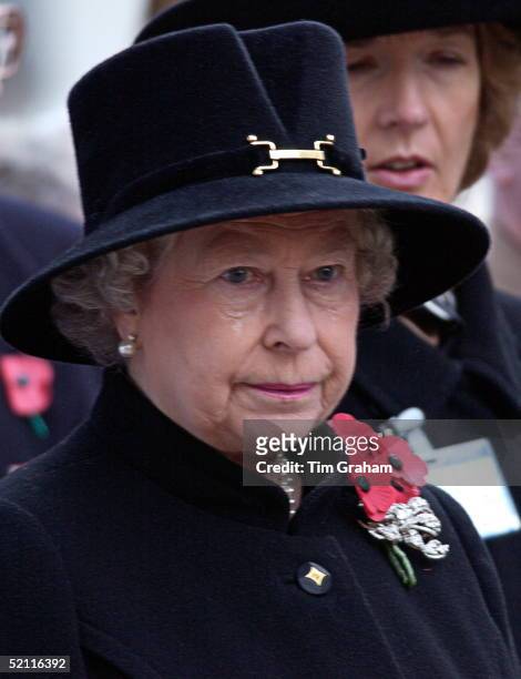In A Week Of High Drama For Queen Elizabeth Ll She Gave Way To Tears At The Service Of Remembrance In Westminster At St Margaret's Church.