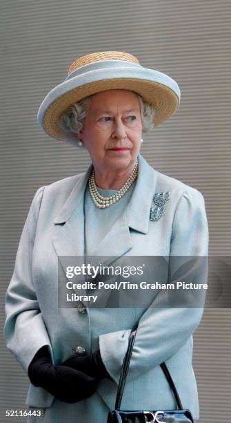 Queen Elizabeth II At The Opening Of The Tanaka Business School At Imperial College In London